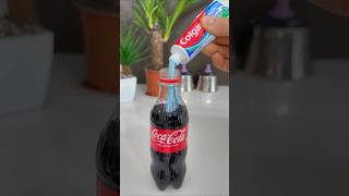 Cola ile Diş macununu karıştırın olanları tahmin etmeniz münkün değil shorts tips cleaning [upl. by Radmen]