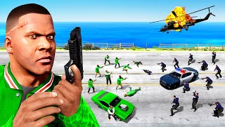 GANG vs POLICE in GTA 5 [upl. by Ycrep]