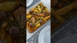 Poulet et ces légumes aux four recette recetterapide pouletaufour pommesdeterre recettefacile [upl. by Zednanreh]