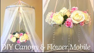 DIY Canopy and Flower Mobile for Crib [upl. by Keely231]