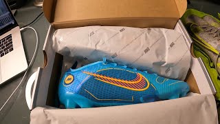 Nike Mercurial Vapor 14 Elite FG Blueprint Pack  Unboxing 👟⚽ [upl. by Nedak910]