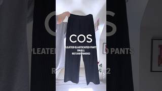 COS Pleated Elasticated Pants Sizing amp TryOn cos [upl. by Crocker]