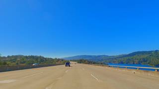 San Francisco to San Jose  I280 Californias Most Beautiful Interstate  Relaxing Driving Sound [upl. by Allyson]