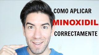 COMO APLICAR MINOXIDIL CORRECTAMENTE PARA CRECER LA BARBA  JM Montaño [upl. by Ahtibat]