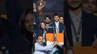 Indias Chess Triumph ♟️♟️ india chess shorts chessolympiad2024 [upl. by Sorci]