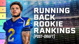 Dynasty Rookie RB Rankings amp Tiers Target These RBs [upl. by Ahsiek344]