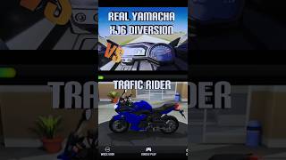 Yamaha Xj6 Diversion Vs Traffic Rider motorbike wheelie [upl. by Ecnerat976]