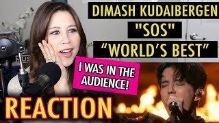 DIMASH KUDAIBERGEN quotSOSquot ON WORLDS BEST  REACTION From Someone Who Was In The Audience [upl. by Goulder]