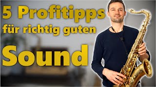 Saxophon Sound verbessern  Mach diese 5 Profiübungen [upl. by Dallas441]