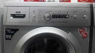 how to use ifb 6kg front load washing machine model diva aqua sx 6kg 800 rpm full demo [upl. by Kamila]