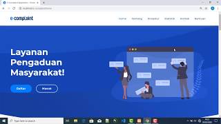 1 Pengaduan Masyarakat  Aplikasi E Complaint Layanan Pengaduan Masyarakat Codeigniter 3 [upl. by Idelson]