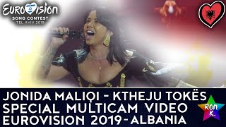 Jonida Maliqi  quotKtheju Tokësquot  Special Multicam video  Eurovision 2019 Albania [upl. by Ahsenauq]