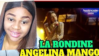 Sponsored 006Sanremo 2024  Angelina Mango  La rondine REACTION [upl. by Atinnor]