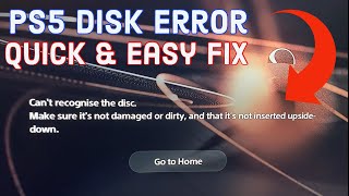 How To Fix Unrecognised Disk Error on PS5 Quick amp Easy [upl. by Aras]