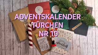 ADVENTSKALENDER TÜRCHEN NR 10 [upl. by Hseyaj]