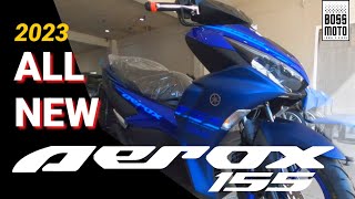 New Yamaha Aerox 155 Standard  Price Specs Features 2023 Ph Review Installment [upl. by Yorgerg789]