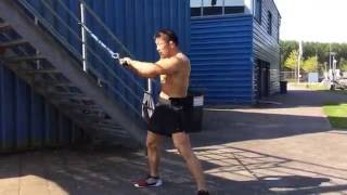 Gegard Moussasi amp Satoshi Ishii MMA strength and conditioning at Ace Gym Almere [upl. by Eenahs]