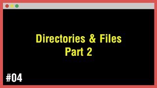 Arabic Learn Command Line 04  Directories And Files Part 2 [upl. by Linnie]