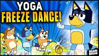 Yoga Freeze Dance  Brain Break Games For Kids  Freeze Dance Activity  GoNoodle [upl. by Ecinhoj]