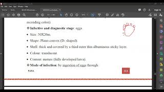 L112 para Enterobius vermicularis [upl. by Fowkes]