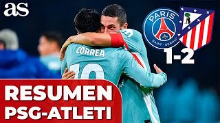 RESUMEN y GOLES del PSG 1  ATLÉTICO DE MADRID 0  CHAMPIONS  NARRACIÓN CARRUSEL [upl. by Waldack311]