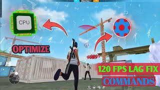 TOP 10 Lag Fix SetEdit commands for Free Fire  How to Increase FPS In low end mobile [upl. by Namwen]