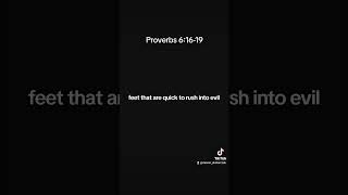 Six Things the Lord Hates proverbs proverbs6 bookofproverbs sixthingsthelordhates [upl. by Eradis]