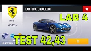 Asphalt 8 Ferrari F60 America RampD Test 4243 Lab 4 [upl. by Nojad]