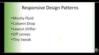 Responsive Design Patterns [upl. by Pacifa629]