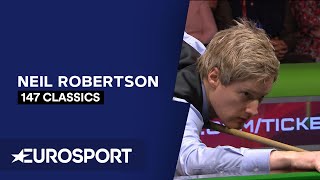 147 Classics Neil Robertson  Snooker  Eurosport [upl. by Ainotna769]