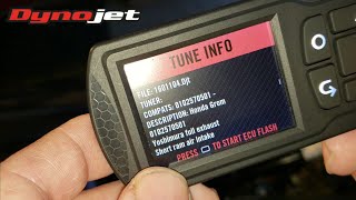 reflashing the Honda Grom ECU with DynoJet Power vision 3  or pv3  PV31601 [upl. by Schapira]