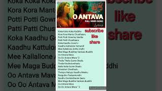 oo antava mava oo oo antava mava lyric pushpa song  allu arjun  trending song [upl. by Aisats92]