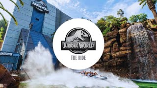 JURASSIC WORLD  THE RIDE UNIVERSAL STUDIOS HOLLYWOOD  FRONT ROW POV 4K 2024 [upl. by Leela]