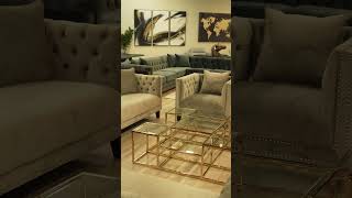 Stylish Metal Frame amp Glass Furniture for Your Home  melbournefurniture styleupgrade homedecor [upl. by Latoniah]