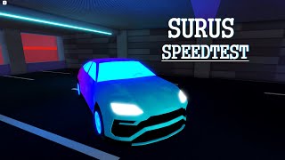 SURUS SPEEDTEST  Roblox Jailbreak  Season 10 [upl. by Koenig38]