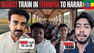 INSANE 10 HOURS ON ETHIOPIAs WORST TRAIN  HARAR [upl. by Asiul695]