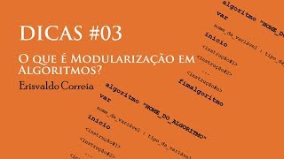 Dica 3  O que é Modularização [upl. by Giustina]