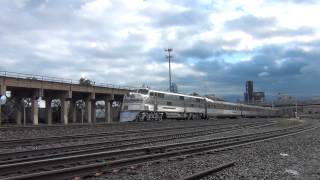 CBampQ E5 9911A Nebraska Zephyr departs Chicago IL [upl. by Anahgem980]