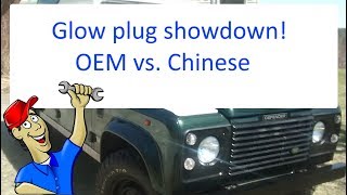 Diesel glow plug comparison  Original quality OEM vs Chinese [upl. by Sparrow]