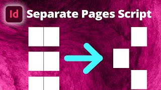 Separate Spreads into Single Pages Get Inside Bleed • InDesign Script [upl. by Gussy652]