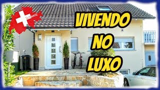 Tour pelas casas do meu bairro  vivendo na Suiça  Diarios dos Spindlers [upl. by Kakalina]