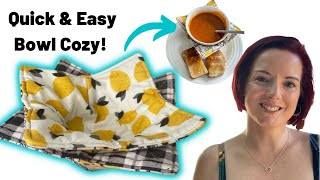 Microwave Bowl Cozy Pattern Free [upl. by Elehcir]