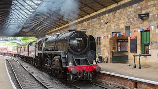 All STEAM at Pickering Station on the North Yorkshire Moors Railway [upl. by Iover]