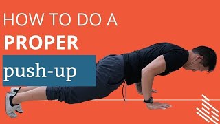 Do PushUps with Proper Form [upl. by Aihtnic]