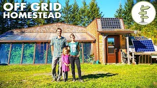 Homesteading Family Living OffGrid in a Spectacular Earthship [upl. by Sirret]