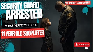 Disturbing Video Security Officer Assaults 11YearOld Shoplifter [upl. by Esinaej62]