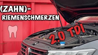 VW 20 TDI Zahnriemen Problem  Passat B8 Zahnriemen quietscht [upl. by Uchish]