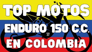 TOP 5 MOTOS 150CC ENDURO EN COLOMBIA [upl. by Amehsat]