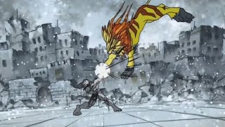 MetalEtemon VS SaberLeomon Zudomon Digimon Adventure [upl. by Laval]