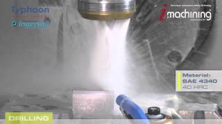 Ingersoll Typhoon HighSpeed CoolantDriven Spindle Demos [upl. by Toile]